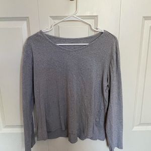 CASUAL GREY LONG SLEEVE!